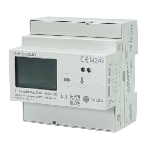 Compteur d'énergie électrique triphasé - DMC100-LI MID - Celsa Messgeräte GmbH - sur rail DIN / avec afficheur LCD / certifié MID