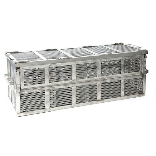 Panier de manutention - KP.CUSTOM - IFP EUROPE - de transport pour nettoyage de pièces / sur mesure / en maille métallique