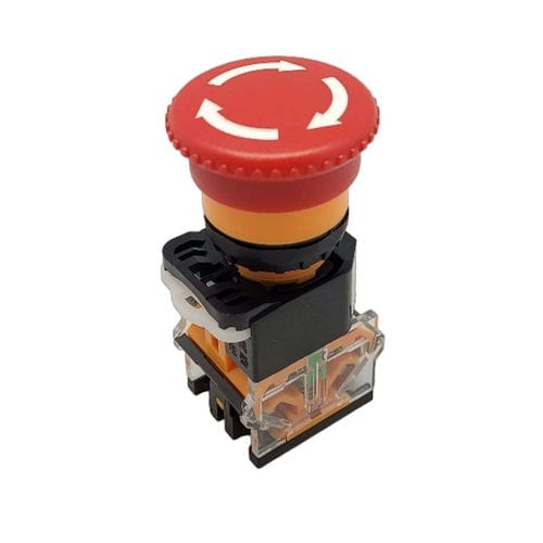 Bouton poussoir d'arrêt d'urgence - 007573 - OZO - de commande / industriel / standard