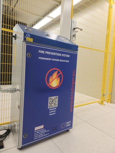 Système de protection incendie à réduction d'oxygène - Brodinger IT-Sicherheitstechnik e.U.