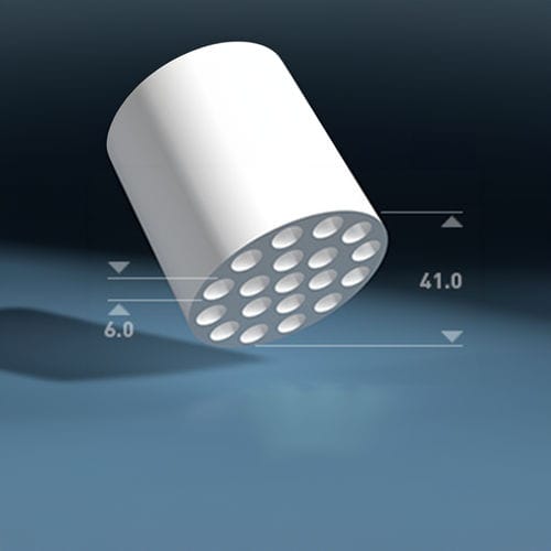 Membrane pour filtration - Typ 19/6 - 1500 - atech innovations GmbH - en céramique / résistante aux produits chimiques