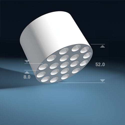 Membrane pour filtration - Typ 19/8 - 1500 - atech innovations GmbH - en céramique / résistante aux produits chimiques
