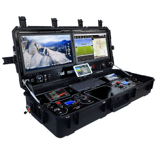 Station de contrôle au sol pour drone - GCSD5 DUAL - Digital Micro Devices S.L - Ethernet