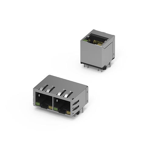 Connecteur magnétique - 212/3 Series - ATTEND Technology Inc. - de données / RJ45 / rectangulaire