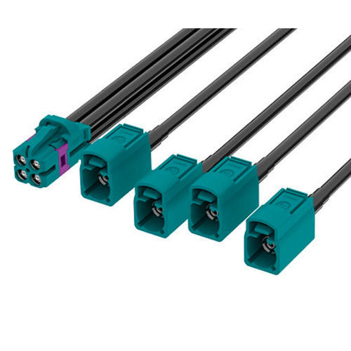Harnais électrique mini FAKRA - FR-1J4J-100X02 - ATTEND Technology Inc. - coaxial / de données / droit