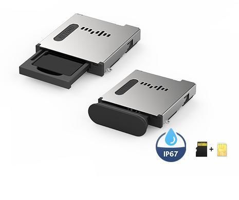 Connecteur hybride - 115U-B210 - ATTEND Technology Inc. - de données / carte micro SD / Socket