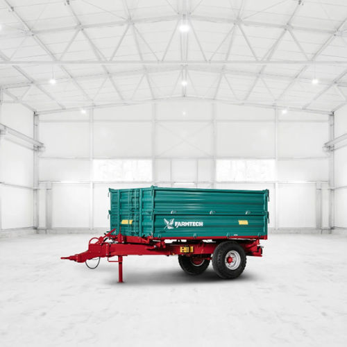 Remorque de chantier - EDK 500 - Farmtech - à 1 essieu / agricole