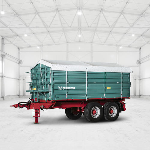 Remorque porte-engin - TDK 1800	 - Farmtech - à plateau / pour marchandise / tandem