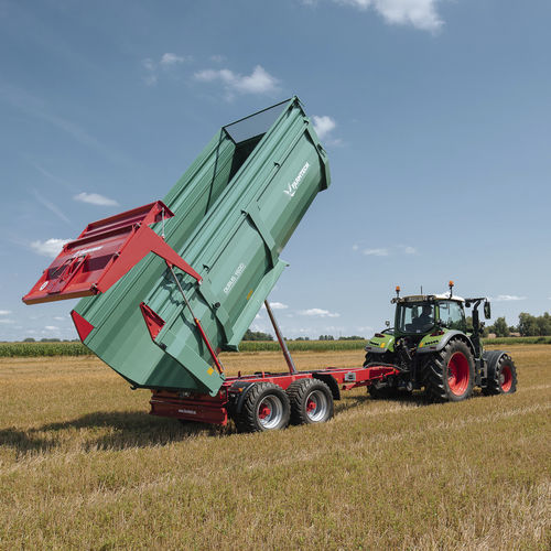 Remorque benne - DURUS 1600	 - Farmtech - pour marchandise / de vitre / tandem