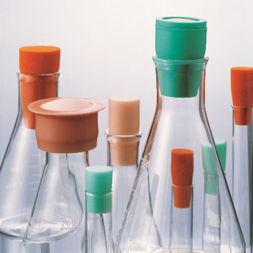 Bouchon cylindrique - ShinEtsu - non fileté / en caoutchouc silicone / pour tubes