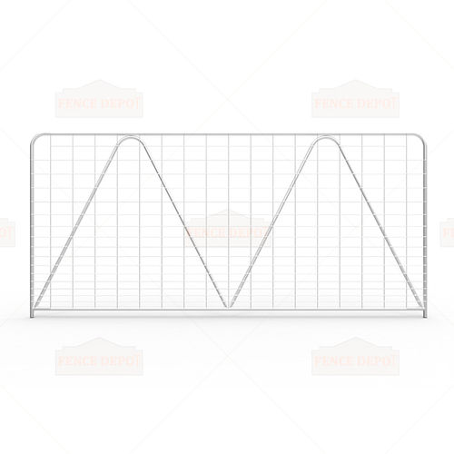 Portillon en fil métallique - FDF207001 - Fence Depot - galvanisé / de sécurité