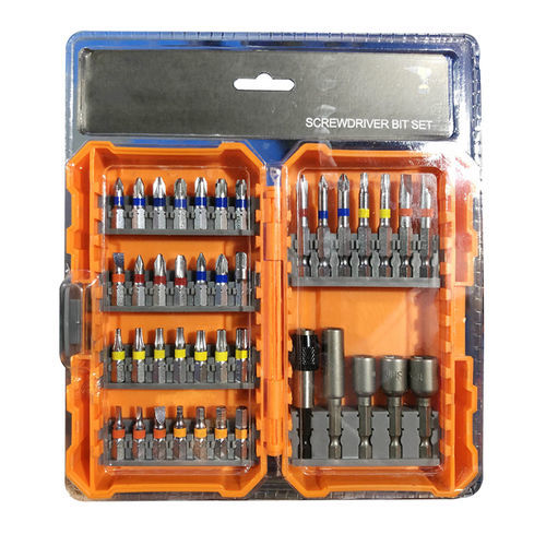 Jeu d'embouts de vissage pour vis à tête hexagonale - 40 series - Suqian ARES Tools Co., Ltd. - en plastique / magnétique