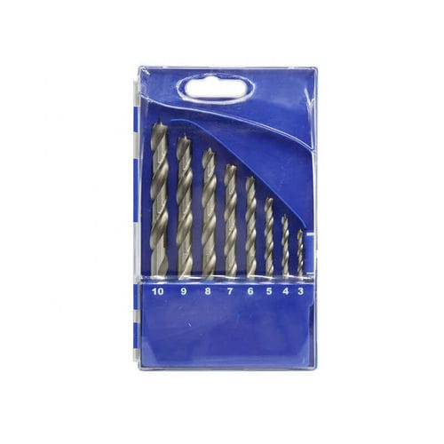 Jeu de forets pour bois - 803040 series - Suqian ARES Tools Co., Ltd. - HSS / avec revêtement sur la pointe / hélicoïdal