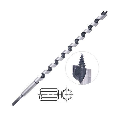 Foret monobloc - Suqian ARES Tools Co., Ltd. - pour bois / à grande précision / de grande dimension