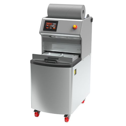 Operculeuse semi-automatique - MIZAR FCH-80 - Tesmit - linéaire / pour l'industrie agroalimentaire