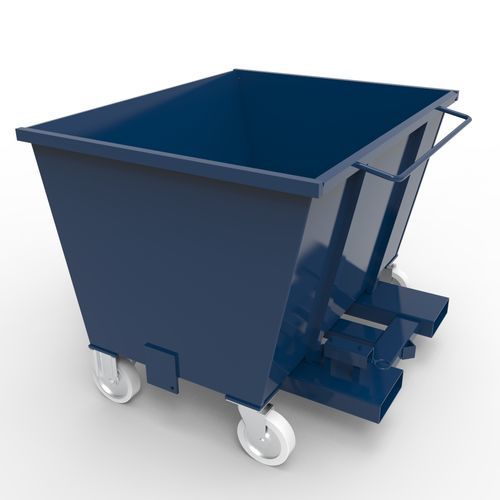 Conteneur à déchets en métal - CR1000 - Essegi meccanica - pour déchets urbains / pour déchets industriels / auto-basculant
