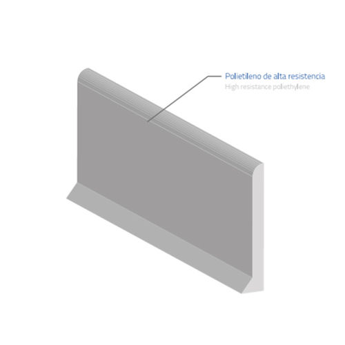 Profilé en PEHD - JOSE BERNAD, S.L. - en L / de protection / sanitaire
