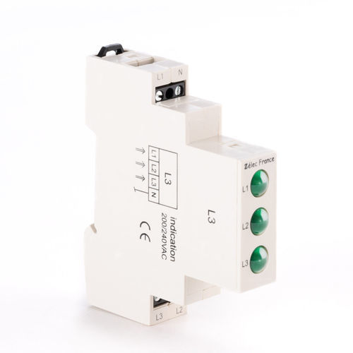 Voyant permanent - VTM230ACGGG - ZELEC - à LED / sur rail DIN / IEC