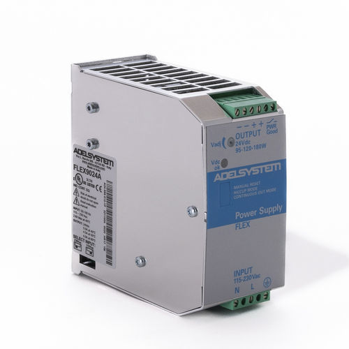 Alimentation électrique stabilisée - FLEX9024A - ZELEC - sur rail DIN / AC/DC / monophasée