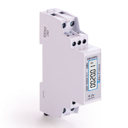 Compteur d'énergie électrique triphasé - EM145PU - ZELEC - monophasé / sur rail DIN / RS-485