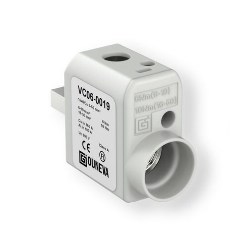 Bloc de jonction unipolaire - VC06-0019 - ZELEC - enfichable / à connexion à vis / isolé