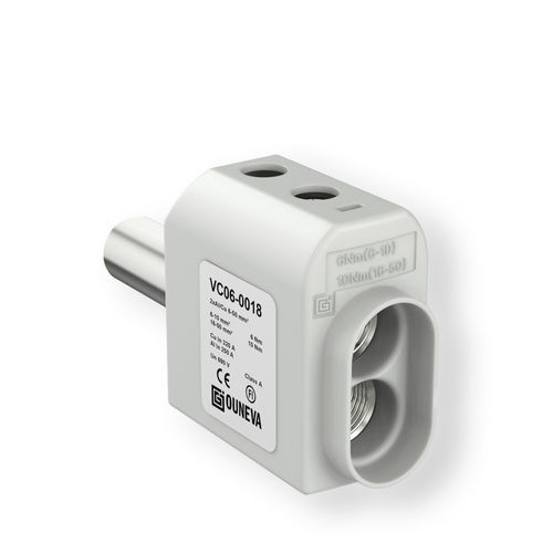 Bloc de jonction unipolaire - VC06-0018 - ZELEC - enfichable / à connexion à vis / compact