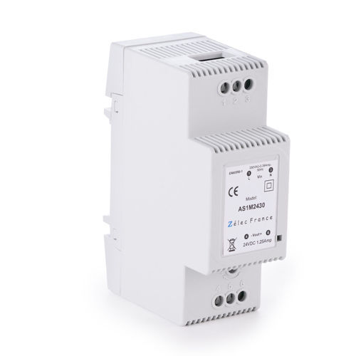 Alimentation électrique à découpage - AS1M2430 - ZELEC - sur rail DIN / AC/DC / stabilisée