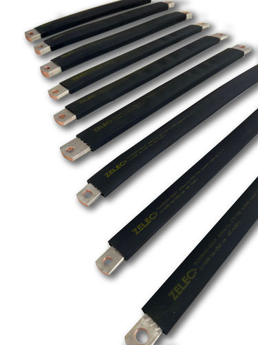 Tresse de puissance en cuivre étamé - FL050530 - ZELEC - isolée / flexible / 50 mm²