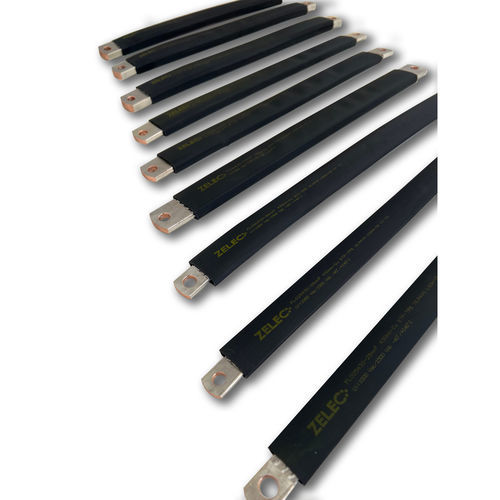 Tresse de puissance en cuivre étamé - FL2401030 - ZELEC - isolée / flexible / 240 mm²