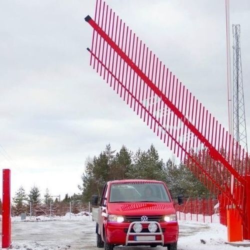 Portail à lever - Svanen  - DEMEX - vertical / en acier galvanisé à chaud / de sécurité