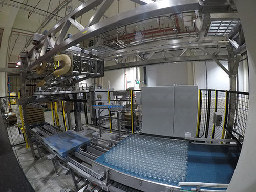Dépalettiseur pick and place - Technica International - bouteille / en bouteille