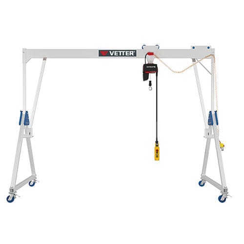 Portique mobile - ALU-PK - VETTER Krantechnik GmbH - pour atelier / monopoutre / électrique