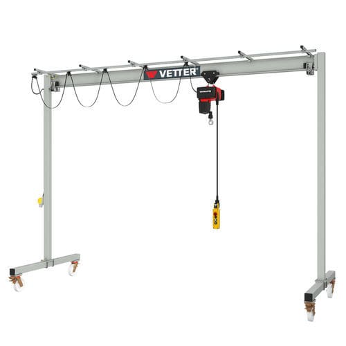 Portique mobile - PA - VETTER Krantechnik GmbH - pour atelier / monopoutre / électrique