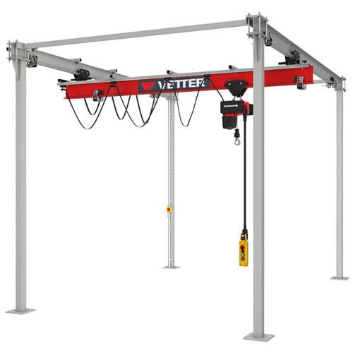 Portique sur rail - P300 - VETTER Krantechnik GmbH - pour atelier / électrique / aérien