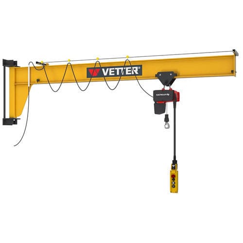 Potence murale - AW - VETTER Krantechnik GmbH - 180° / avec commande électrique / de levage