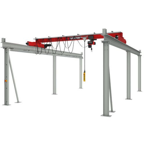 Portique sur rail - P500 OLYMPIA® - VETTER Krantechnik GmbH - pour atelier / électrique / aérien