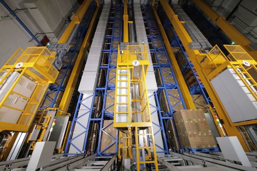 Transtockeur pour entrepôt - ASRS  - Europa Systems Sp. z o.o. - pour palettes