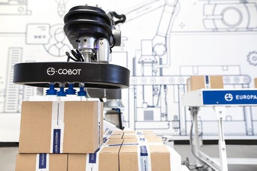 Palettiseur robotisé - ES COBOT - Europa Systems Sp. z o.o. - de barquettes / de cartons / de paquets
