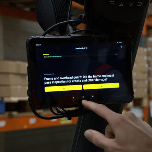 Solution de sécurité intelligent - Blaxtair checklist - BLAXTAIR - anticollision / pour chariot élévateur / pour détection des personnes