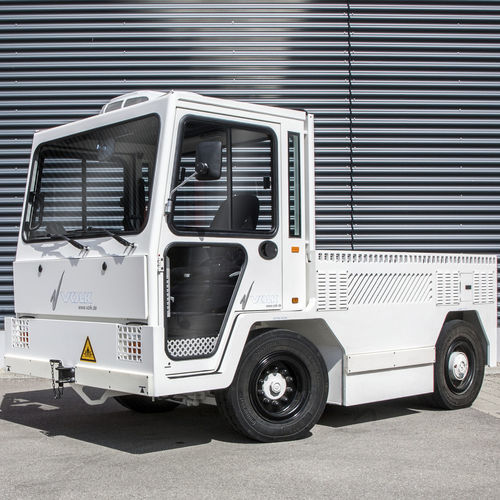 Tracteur électrique - EFZ 80 N Cargo - Volk Fahrzeugbau GmbH - à 4 roues / à conducteur porté assis / pour usage intensif