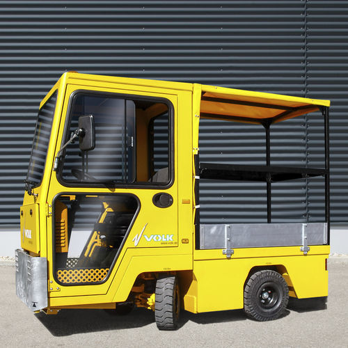 Camion à plate-forme électrique - EFW 1.5 K - Volk Fahrzeugbau GmbH - à 2 essieux / électrique