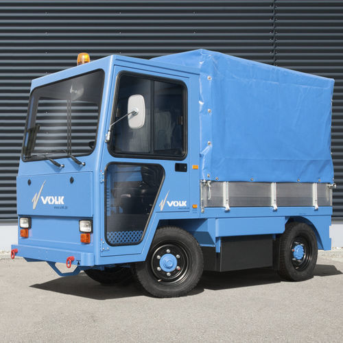Camion à plate-forme électrique - EFW 4 - Volk Fahrzeugbau GmbH - à 2 essieux / électrique