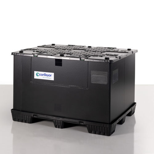 Conteneur de stockage - ecopack - CONTEYOR INTERNATIONAL NV - de transport / en PEHD / sur mesure