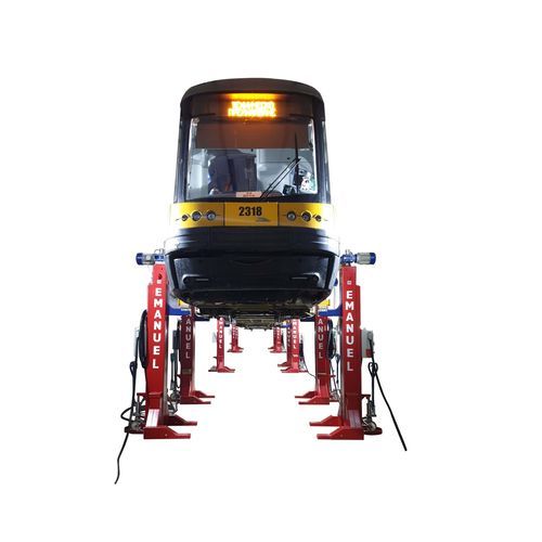 Système de levage pour véhicule ferroviaire - SCM - Emanuel srl - électromécanique / à colonnes / mobile