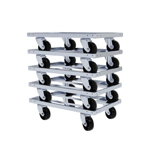 Plateau roulant porte bac - rolldolly® - FEIL rolltainer GmbH - en métal / pour transport
