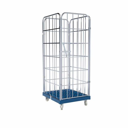 Roll-conteneur avec base en plastique - KB4A50101650CS04301 - FEIL rolltainer GmbH - en métal