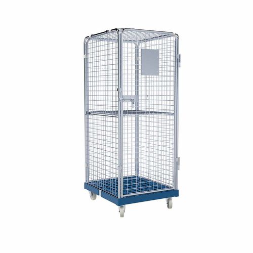 Roll-conteneur antivol - KAD5A50101600C1Z101 - FEIL rolltainer GmbH - multiusage / 4 panneaux / avec base en plastique
