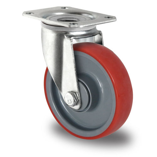 Roulette pivotante - SBP35WC125N2U6B32 - FEIL rolltainer GmbH - fixe / à platine / pour chariot