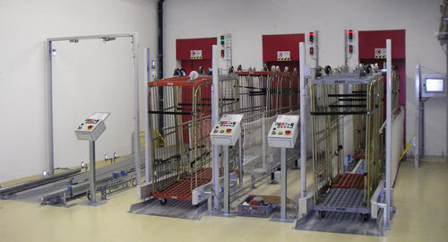 Système de convoyage de roll-conteneur - Gilgen Logistics AG Intralogistik Gesamtsysteme - de transport / automatisé