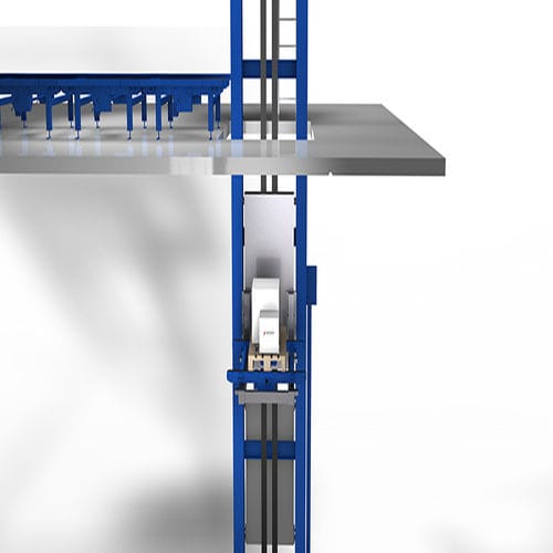 Élévateur pour convoyage - Binder GmbH Fördertechnik - électrique / à deux colonnes / à quatre colonnes